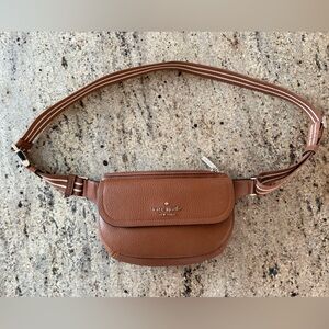 Kate Spade Rosie Belt Bag Bum Bag Tan Pebbled Leather